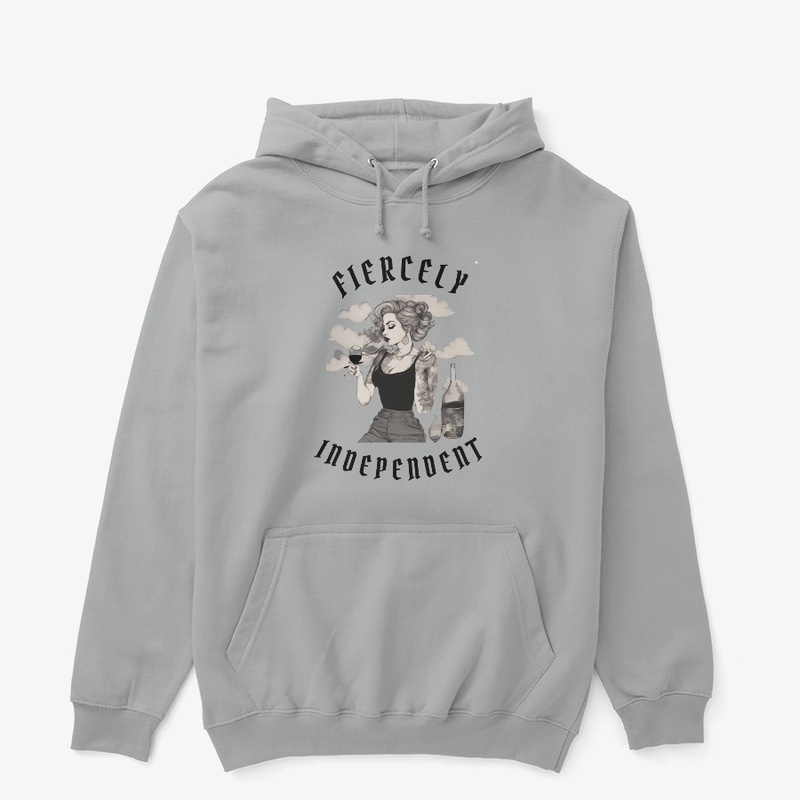 fiercly independent blk letter