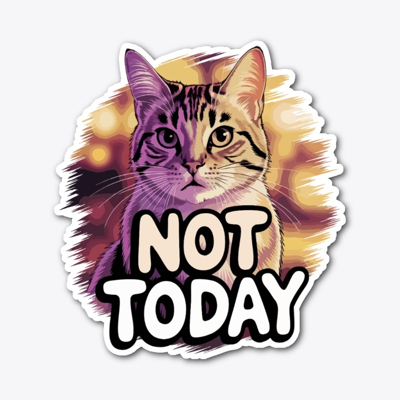 Not Today Tee Fan &Casual Statement Wear
