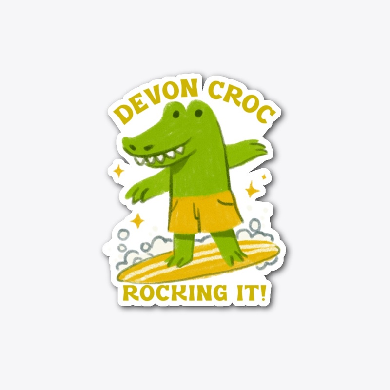 Devon Croc Rocking It Devonshire Surfing