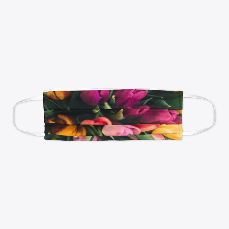flower pattern face mask