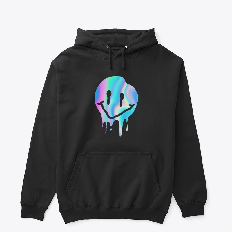 Happy Face Melting Trippy Design