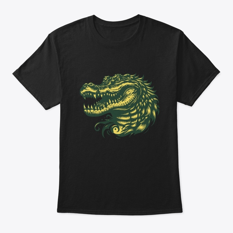 Angry Alligator Head Graphic