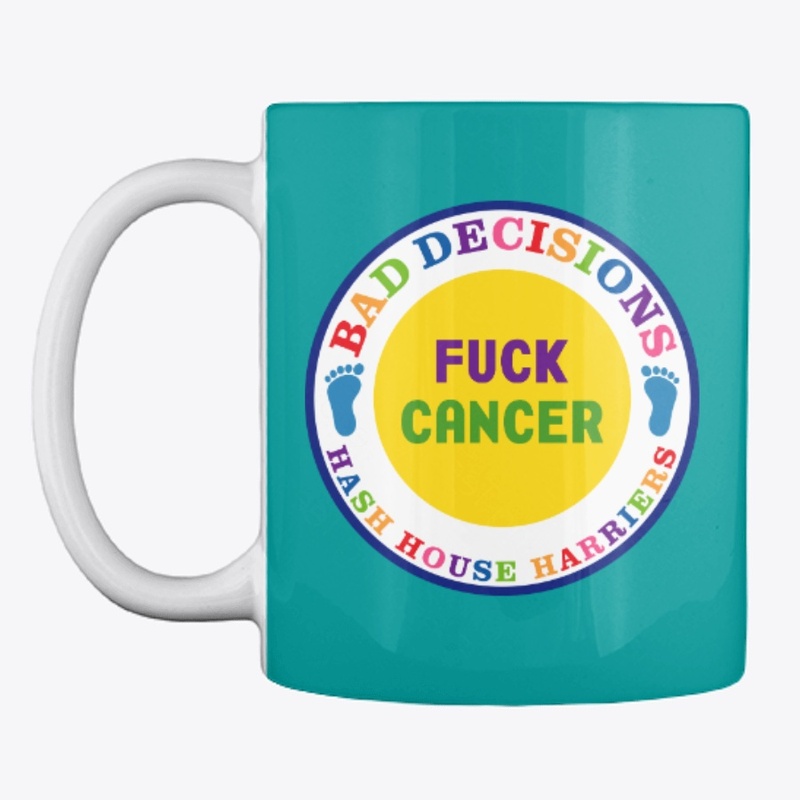 BDH3 Mug - F*ck Cancer + Bunny Logos