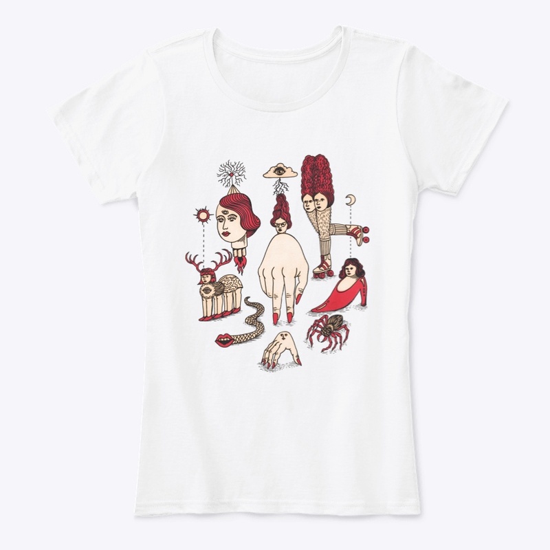 red women white