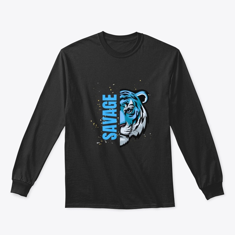 Savage Blue Tiger – Bold Streetwear 