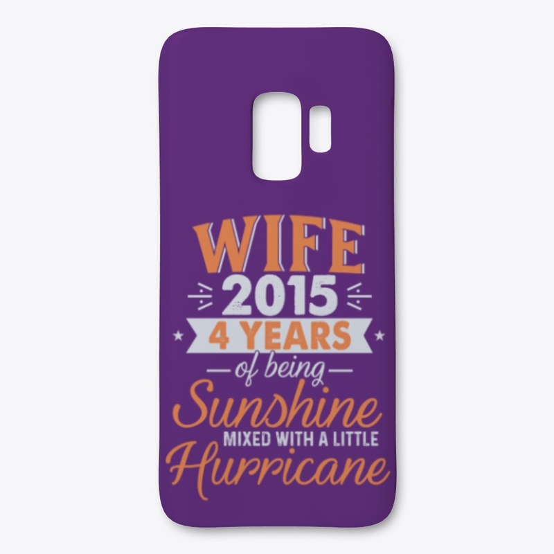 Wife Since 2015, 4 Years Wedding Gifts