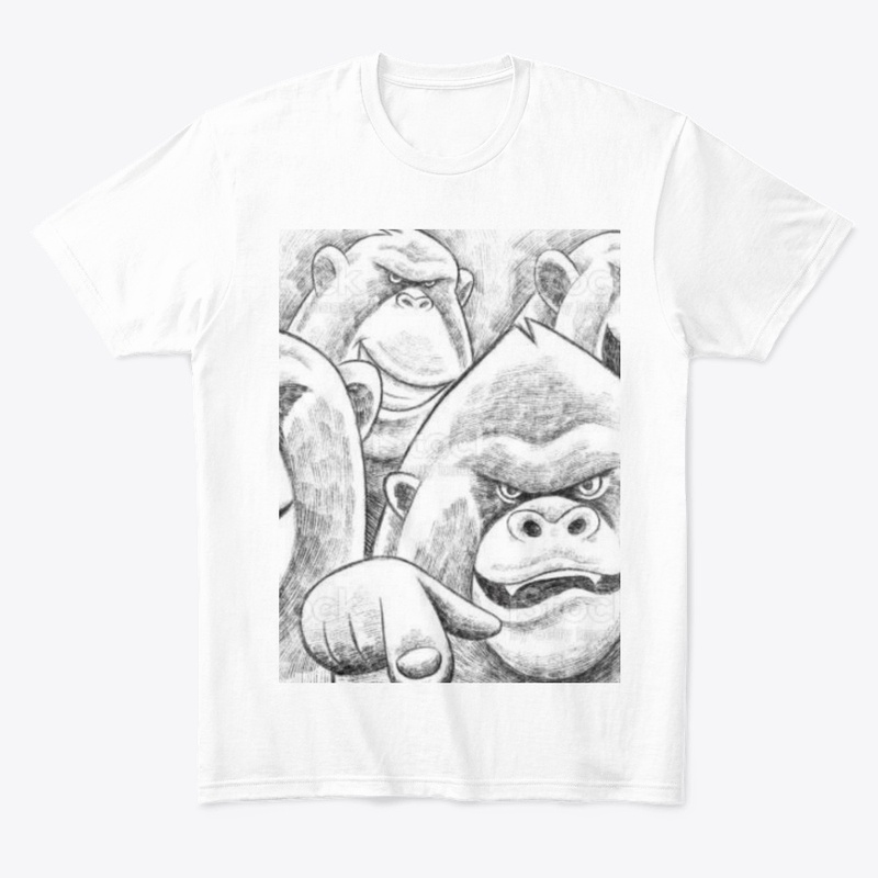 Monkey shirt, Monkey lover gift,