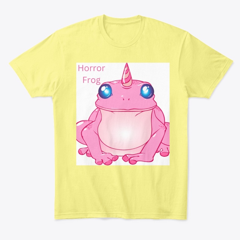 Horrow frog art sticker