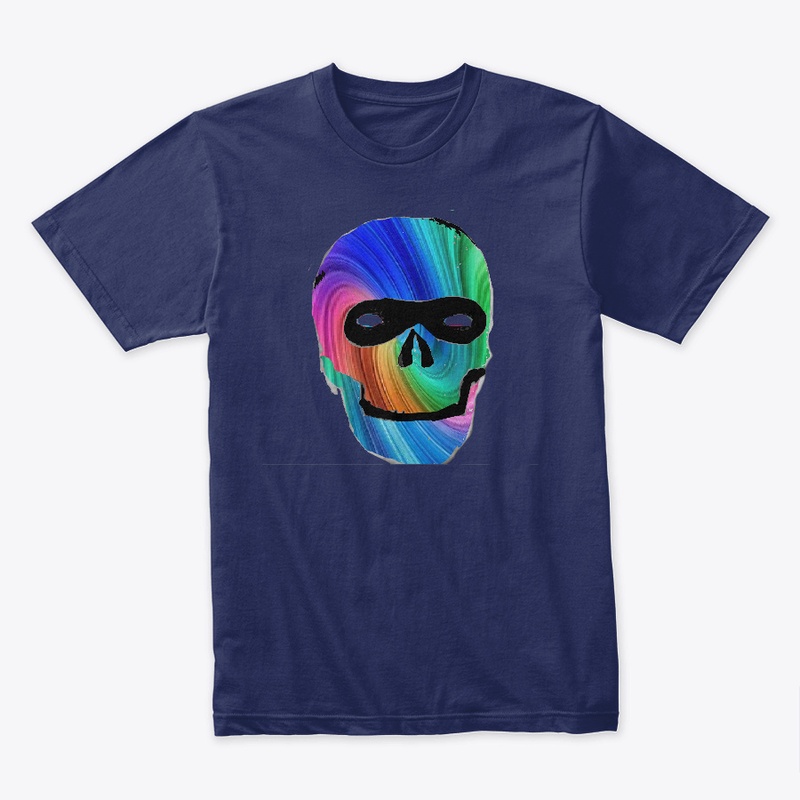 Rainbow Happy Skull