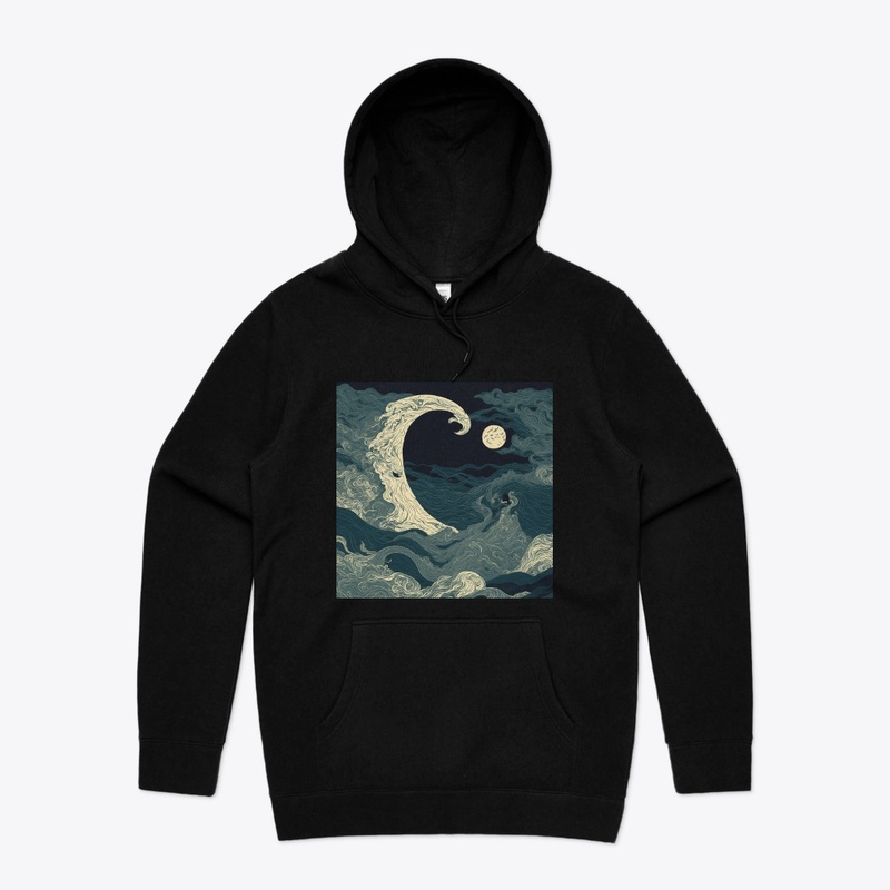Nocturnal Waves: Moonlit Serenity! 🌊🌕