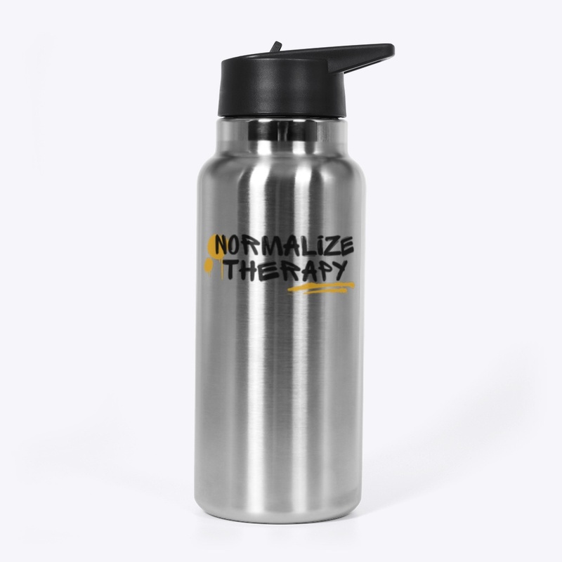 'NORMALIZE THERAPY' Stainless Bottle