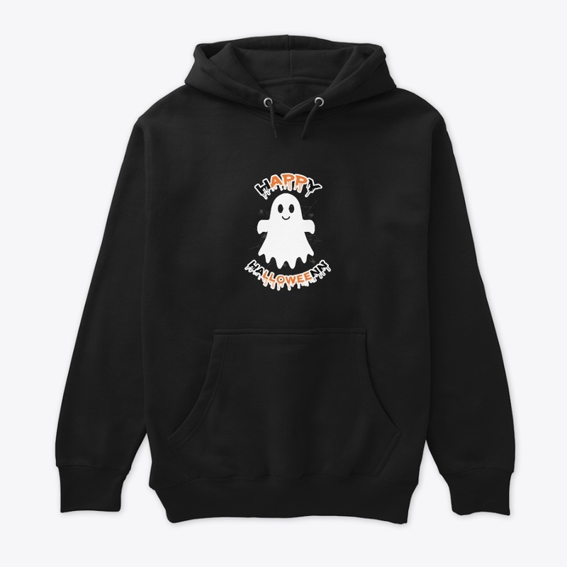Happy halloween cute ghost vector 