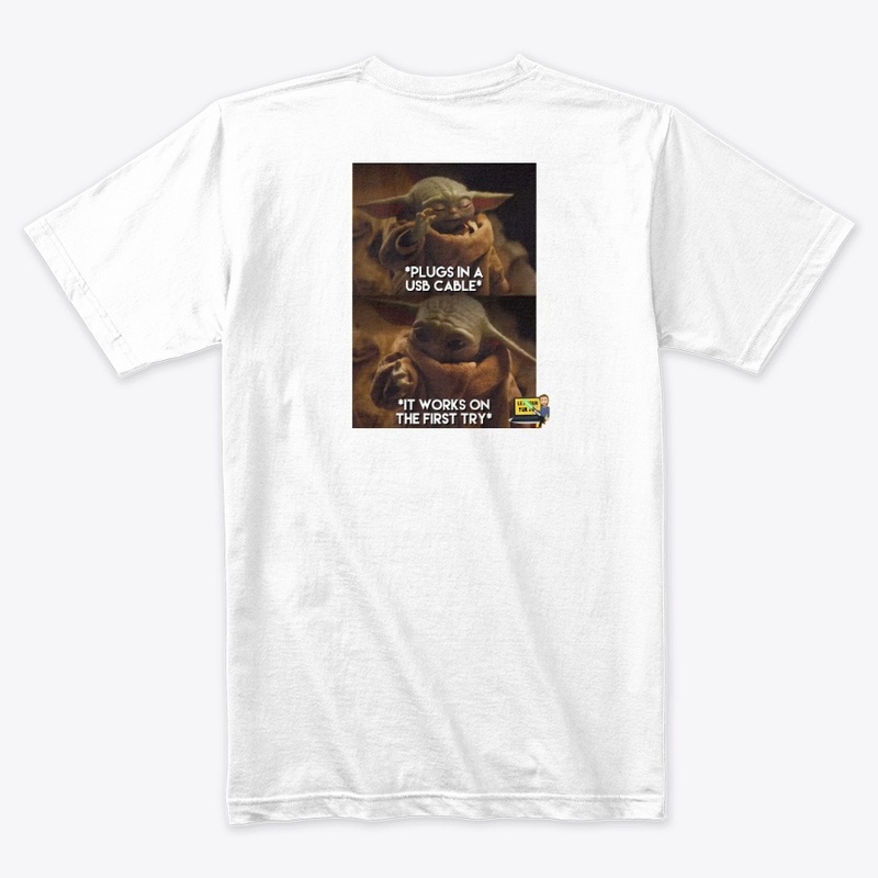 Plugs in a USB Cable