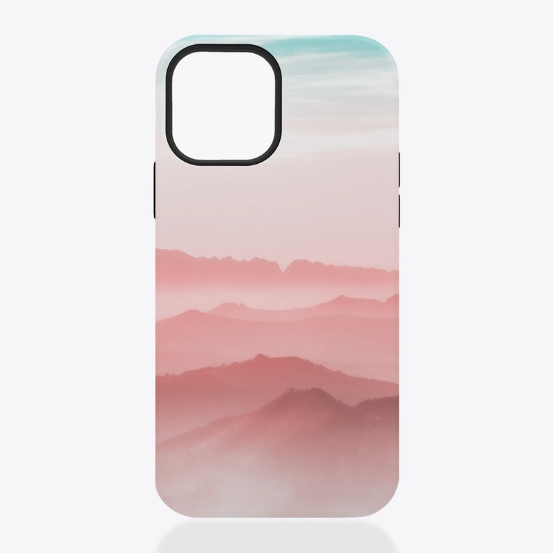 new pink shade mountain design 
