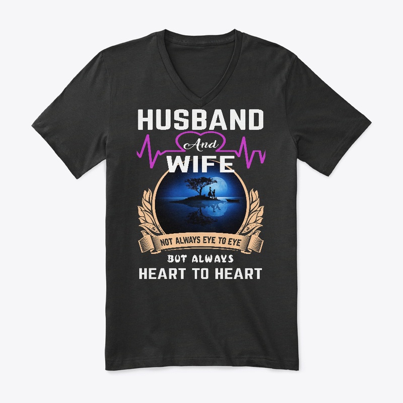 Husband and wife, heart to heart