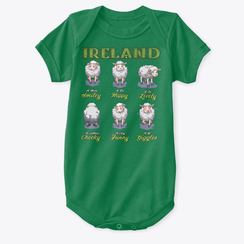 Happy Sheep Irish St Patrick Farmer Gift