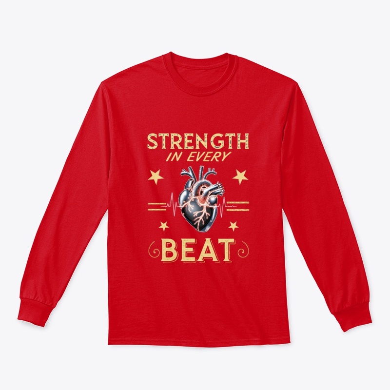 Strength in Every Beat T-Shirt Design