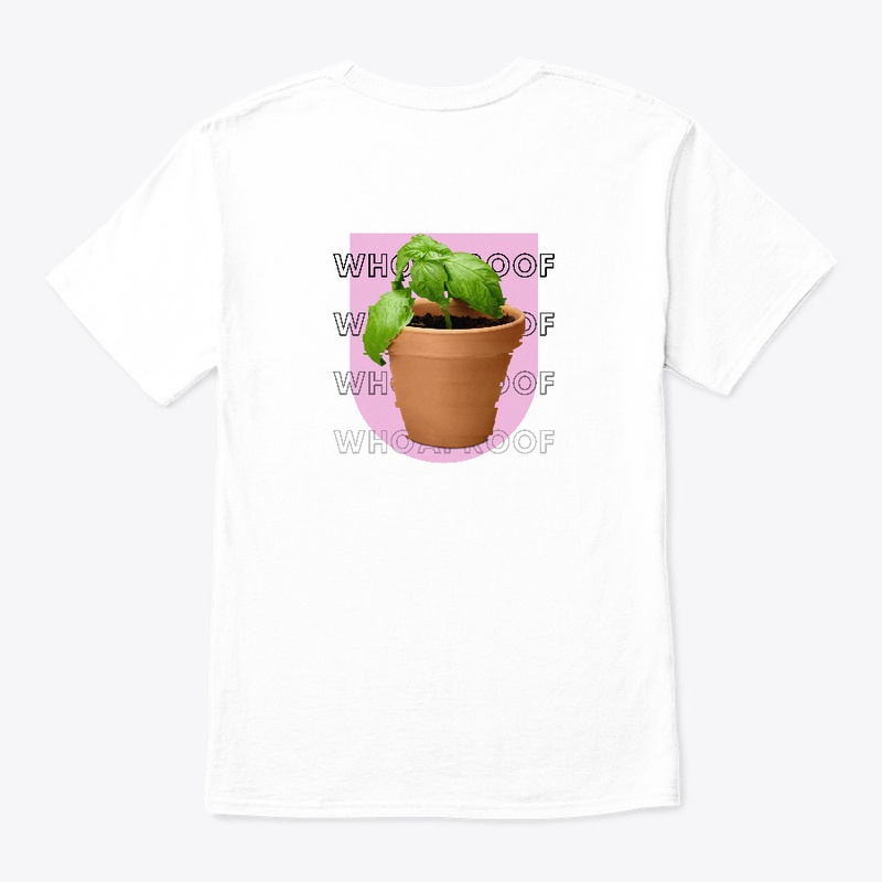 Whoaproof Basil Plant, Pink background