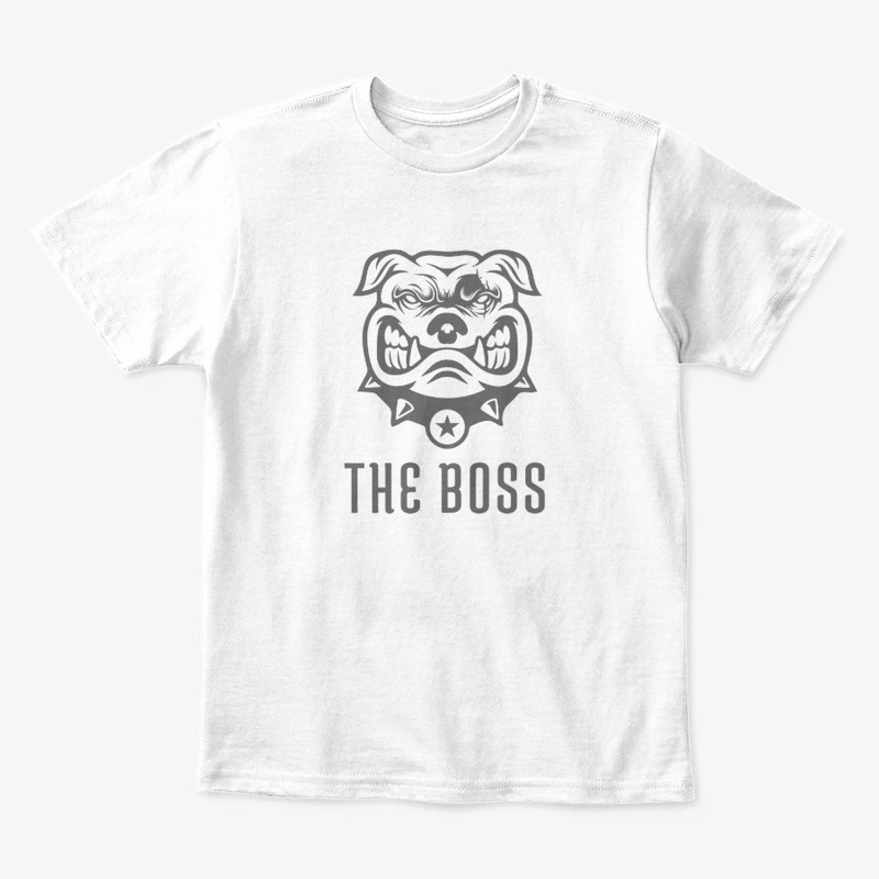 bulldog the boss tshirt 