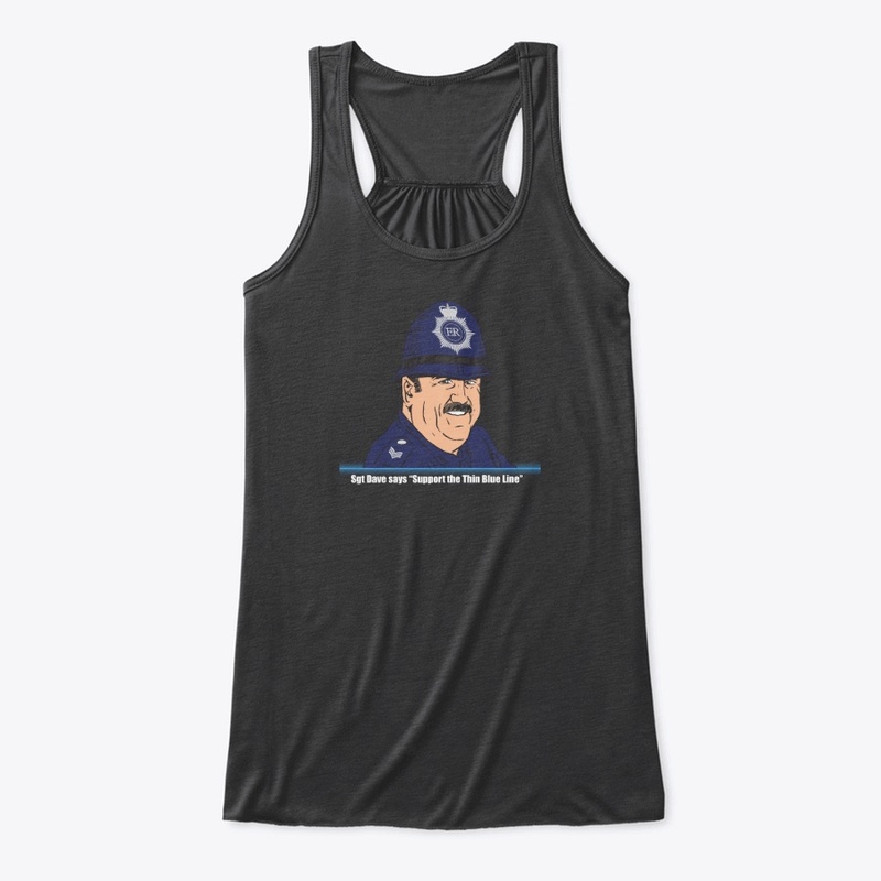 Sgt Dave Thin Blue Line Vest Top 2