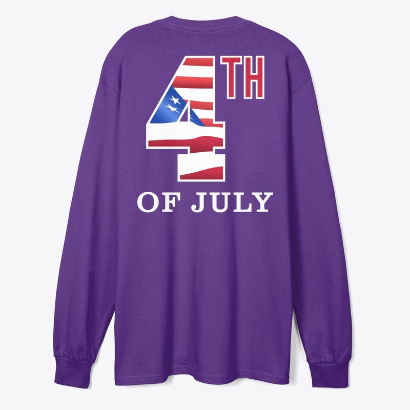 Happy Fourth of July tee design