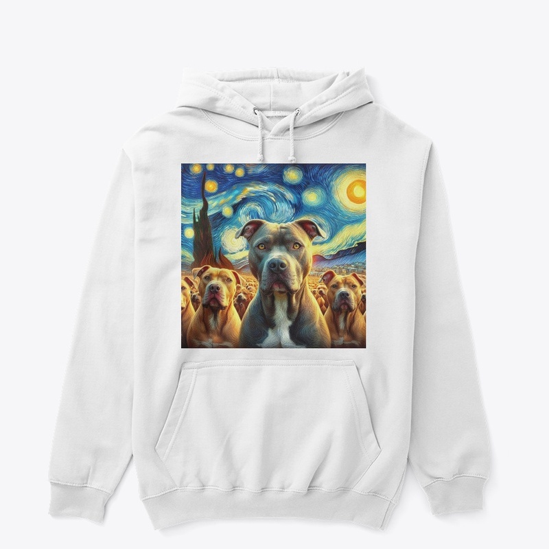 Pitbulls Starry Night