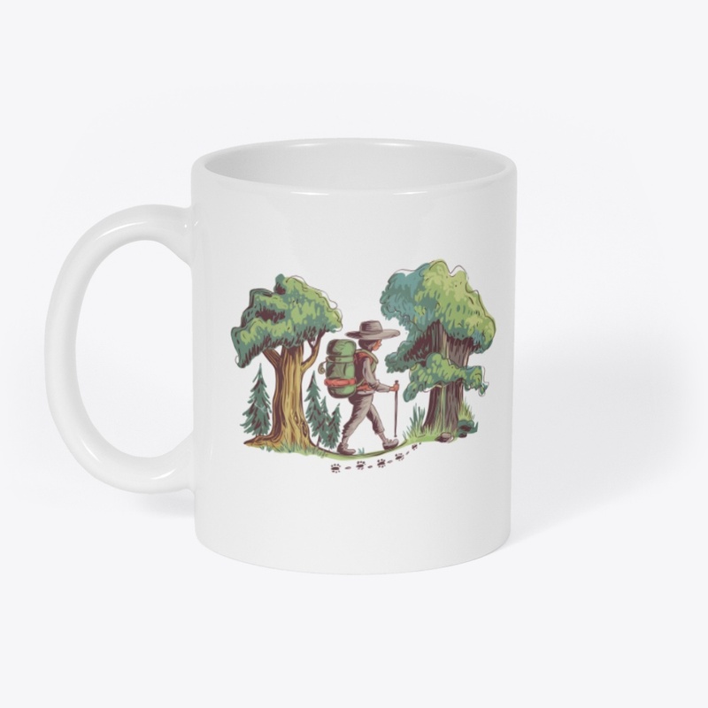 Forest Hiking Adventure Art