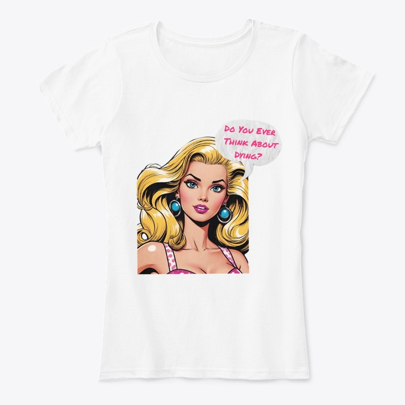 Funny Trendy Fashion Doll Pink Design 