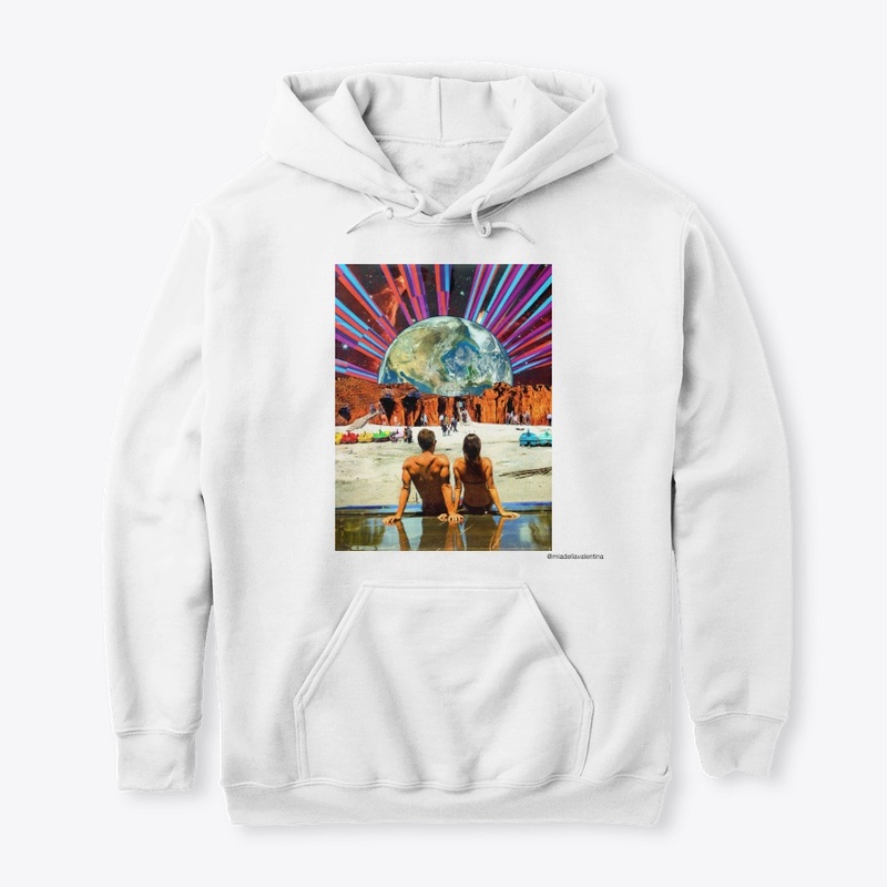 Psychadelic Planet Collage Art