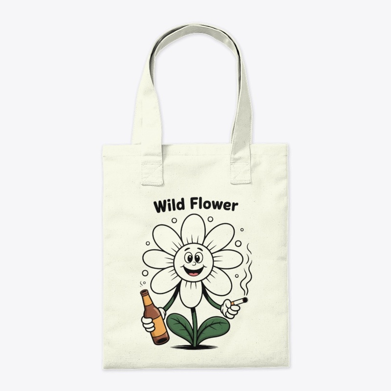 Wild Flower Funny Graphic