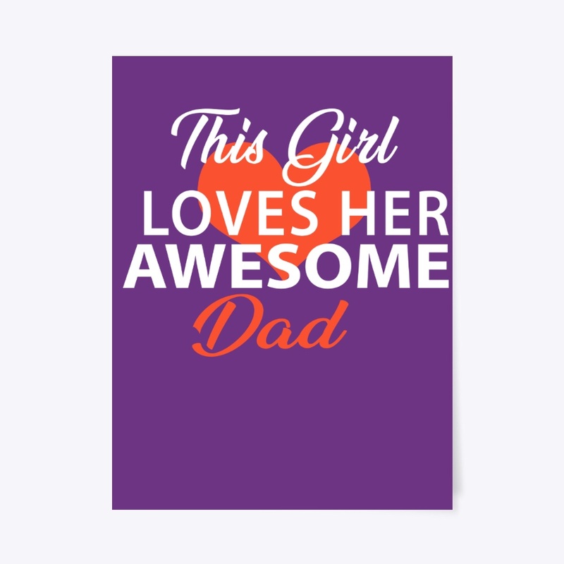 This girl loves her awesome dad