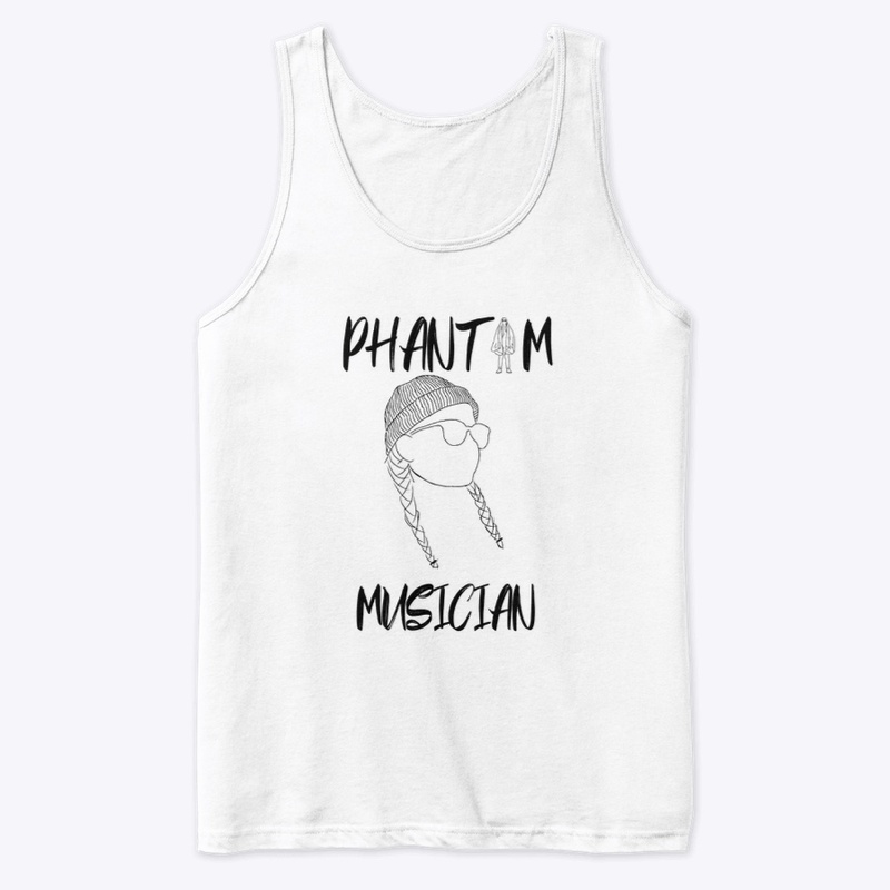 Phantom Merch Black on White
