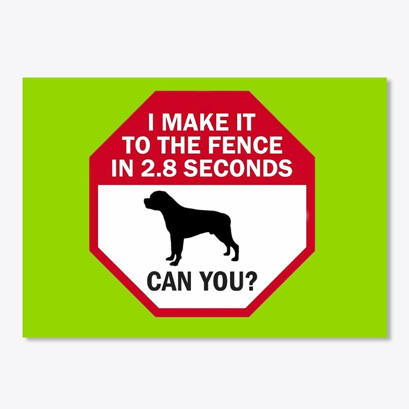 Rottweiler Warning Sign