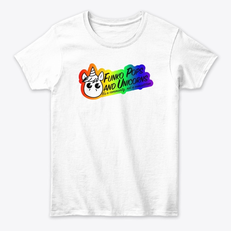 Funko Pops and Unicorns Logo - Pride