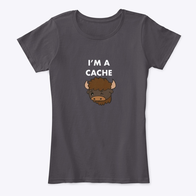 I’m A Cache Bison (white text)