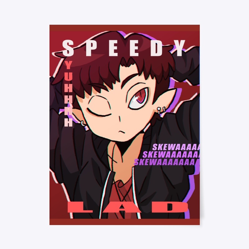 Speedy Lad Poster