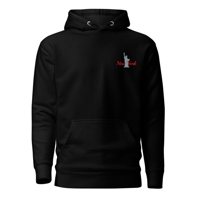 NYC Statue of Liberty Embroidered Hoodie