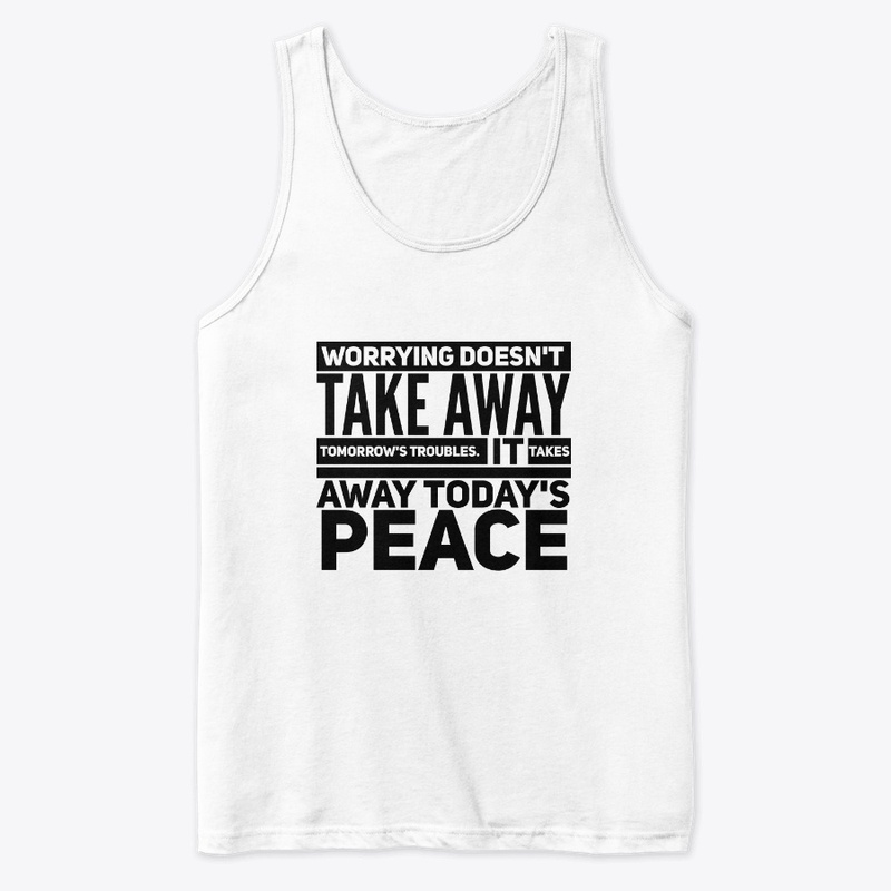Worrying troubles peace black