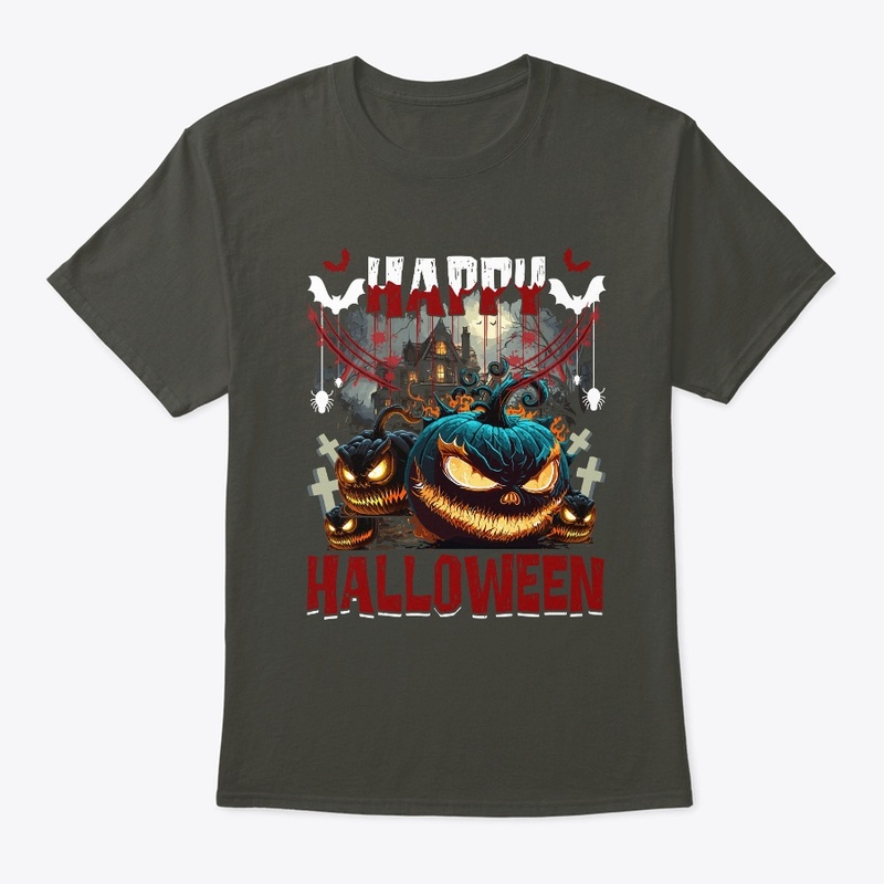 Spooky Happy Halloween Pumpkin Shirt