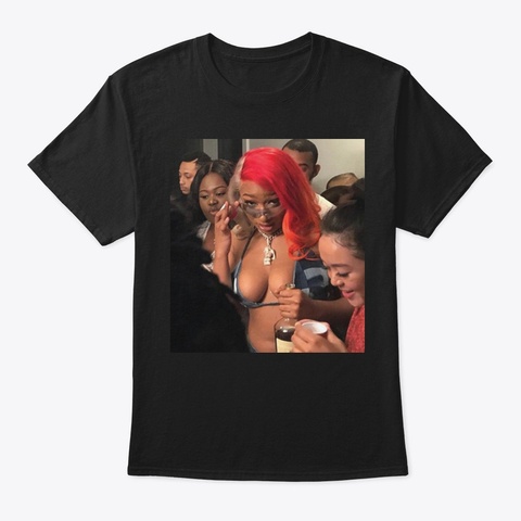 Summer Act Like Outfit Beach Party Dress Black T-Shirt Front