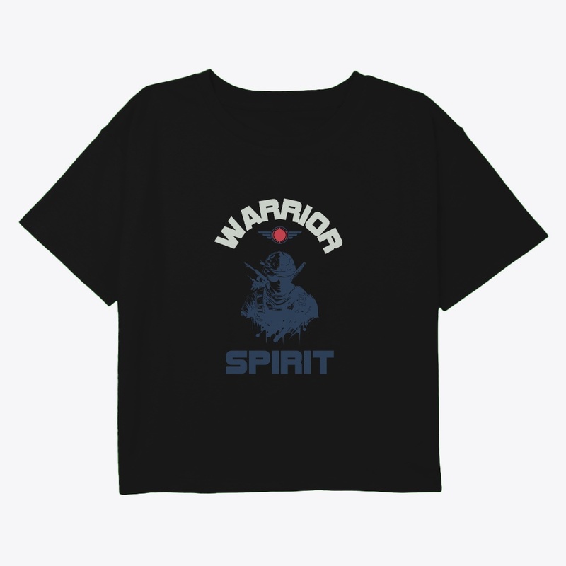 WARRIOR SPIRIT - Bold Patriotic Tee