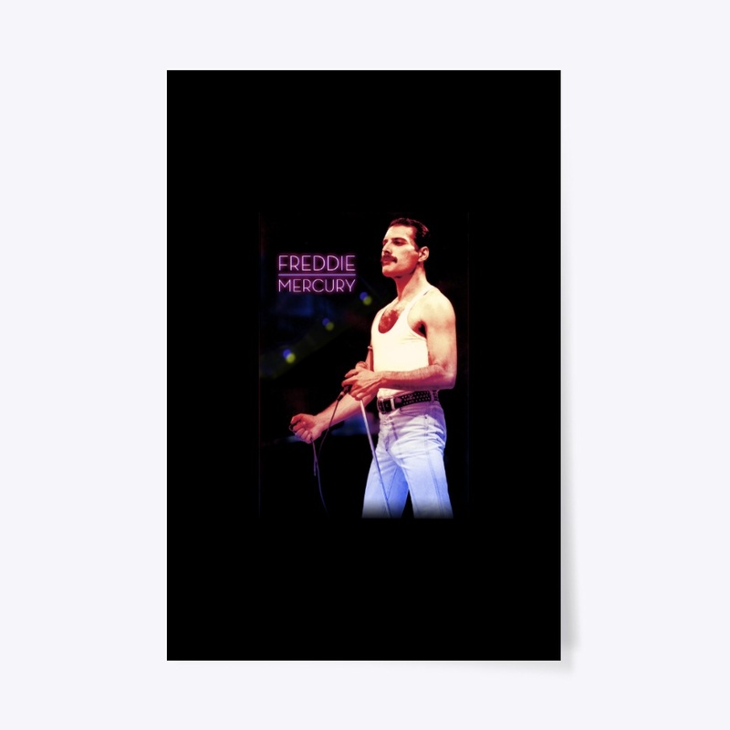 Freddie Mercury Official Neon Mic