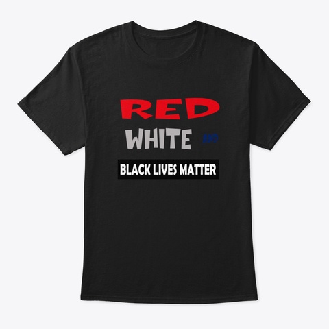 Black Lives Matter 4 Th July Vhdji Black T-Shirt Front