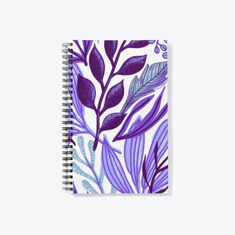 Purple Floral All Over Print 