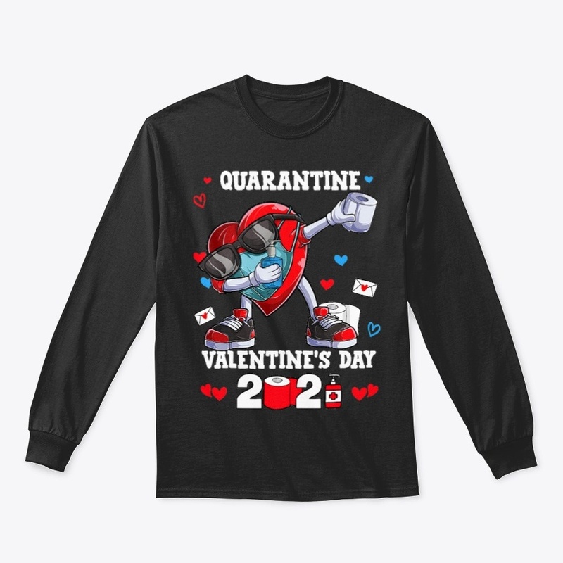 Dabbing Heart In A Mask Happy Valentines