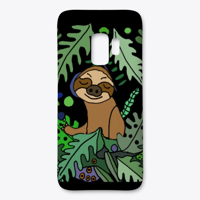 Cool Sloth in the Jungle Art