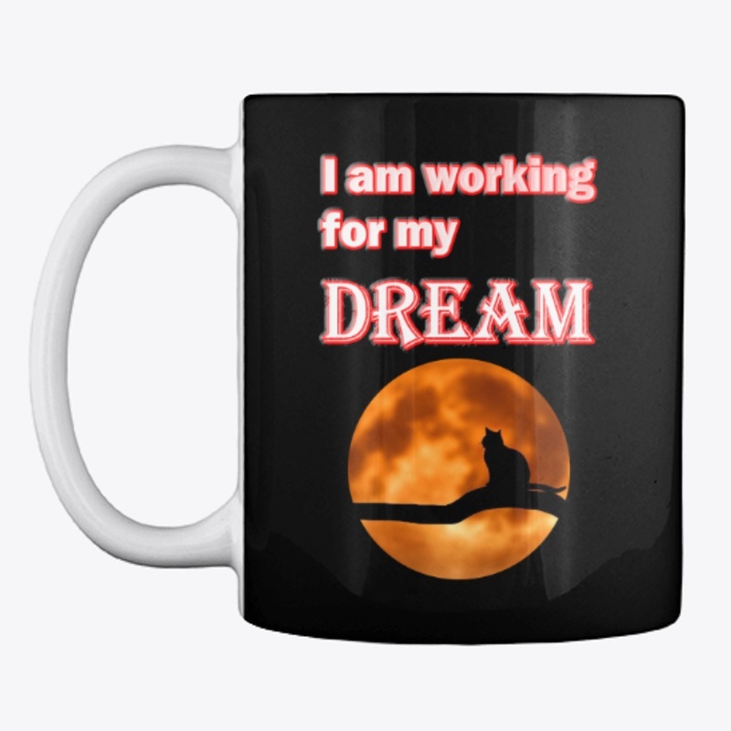I am working for my dream- Alone cat