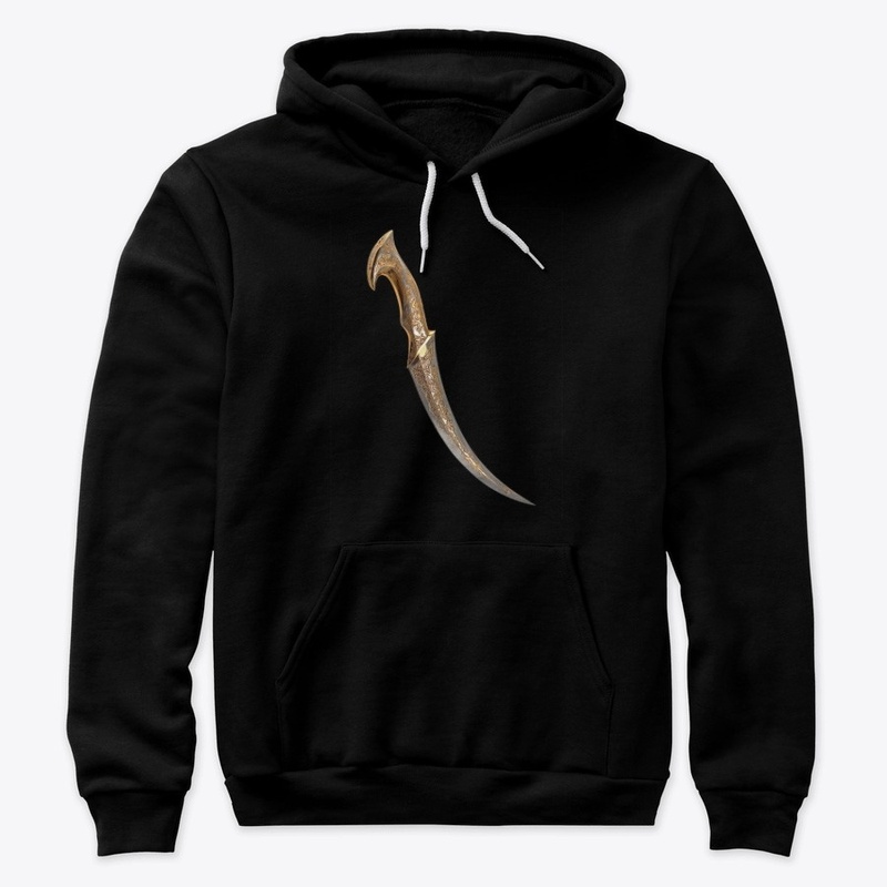 knife man printed t shirt