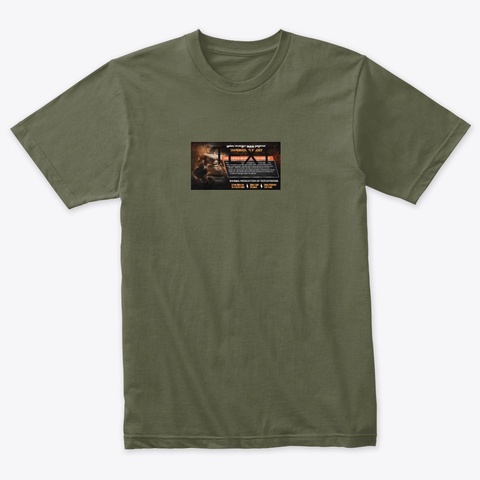 Empowered Boost  Is A Natural Diet Military Green T-Shirt Front