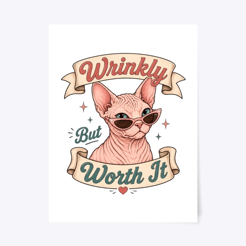Wrinkly But Worth It Sphynx Cat